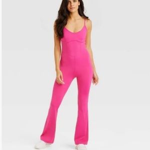 Target JoyLab Flare Long Bodysuit Hot Pink XLarge